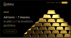 Desktop Screenshot of goldbullionmutualfund.com