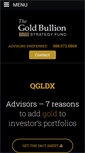 Mobile Screenshot of goldbullionmutualfund.com